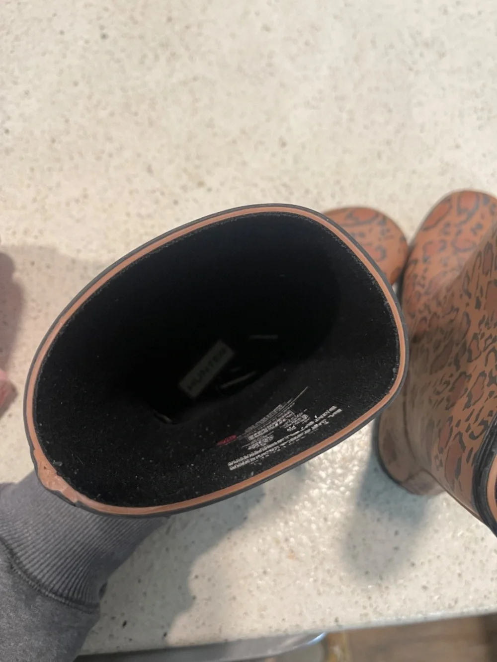 Hunter Brown Rain & Snow Boots Waterproof Mid-Calf